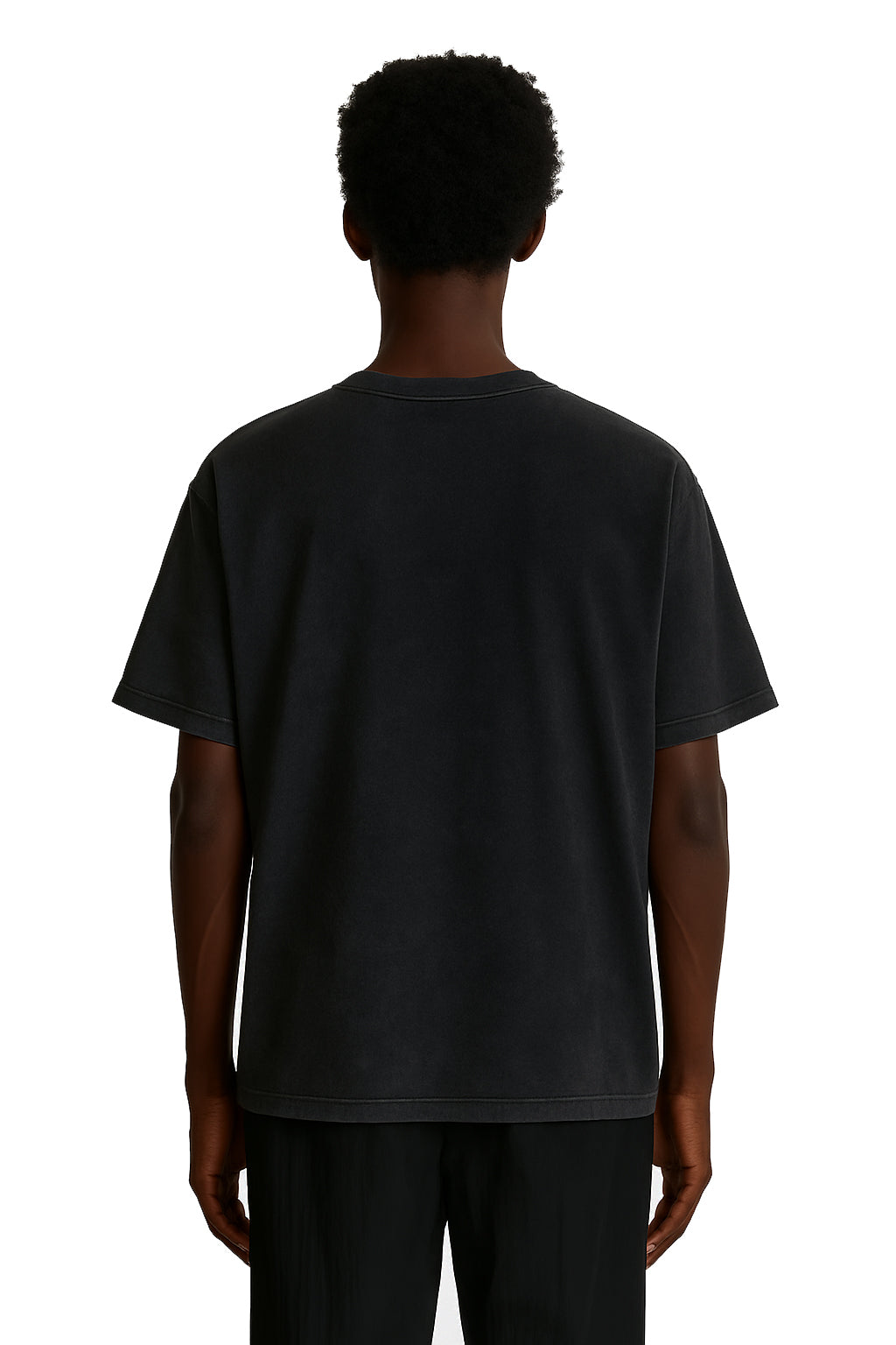 CANNES KNIT T-SHIRT IN BLACK
