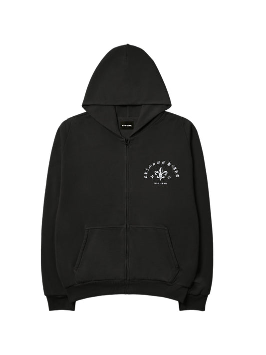 CRIMSON HEARTS ZIP UP