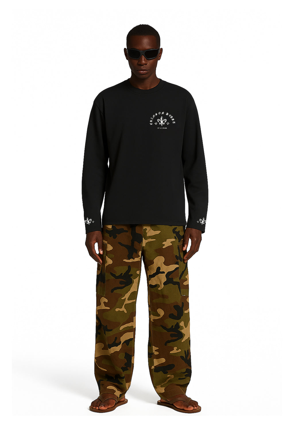 CRIMSON HEARTS LONG SLEEVE