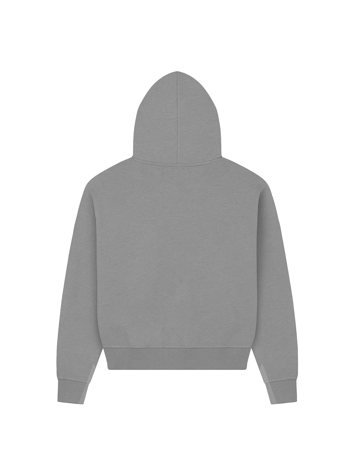 ORGANIC COTTON ZIP-UP HOODIE IN GREY