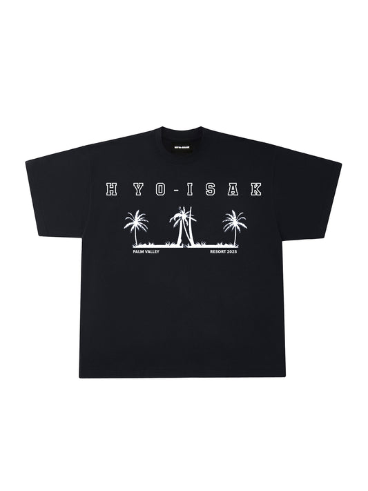 HYO-ISAK RESORT T-SHIRT IN BLACK