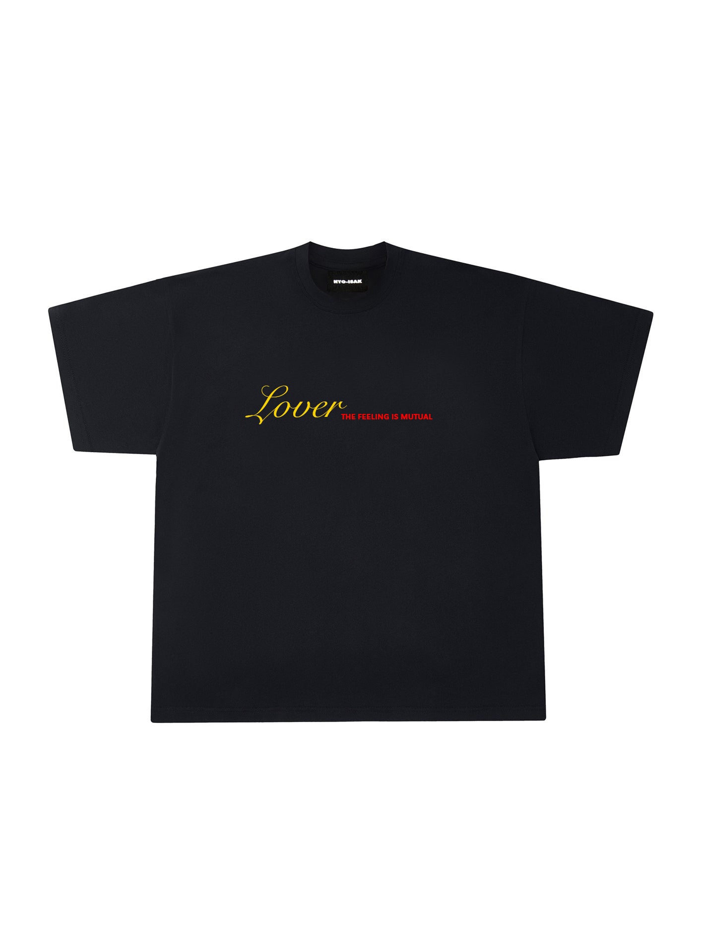 HYO-ISAK LOVER T-SHIRT IN BLACK