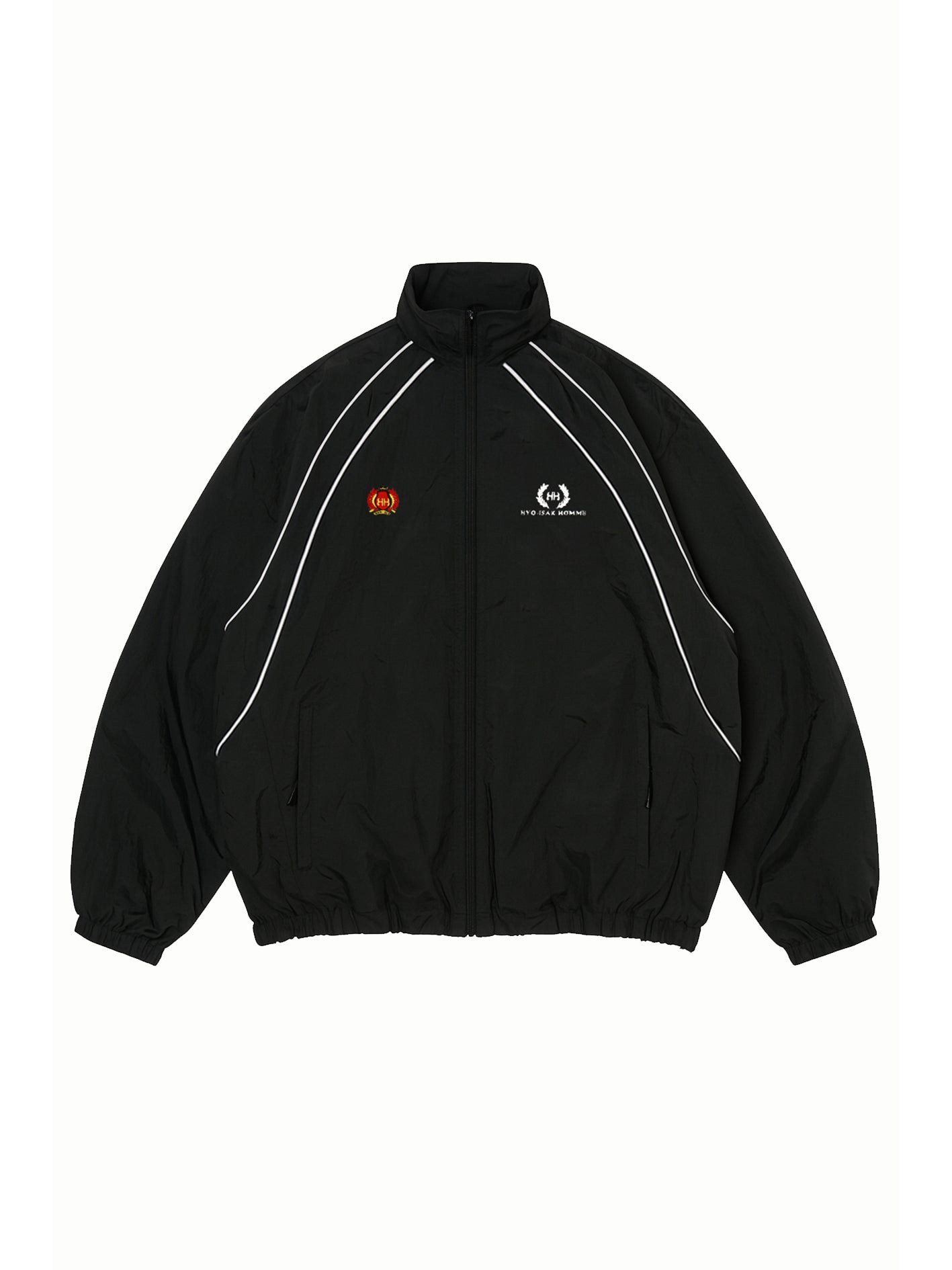 NYLON TRACK SHELL JACKET