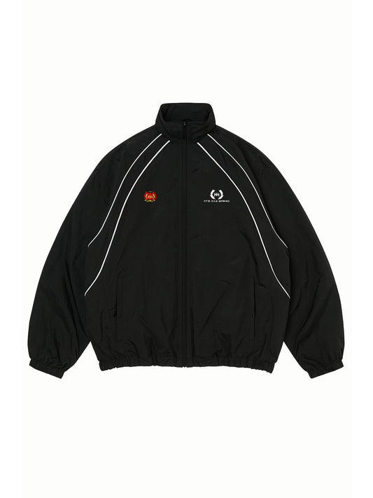 NYLON TRACK SHELL JACKET