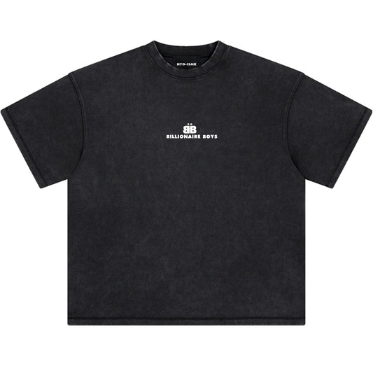 BILLIONAIRE BOYS KNIT T-SHIRT IN BLACK