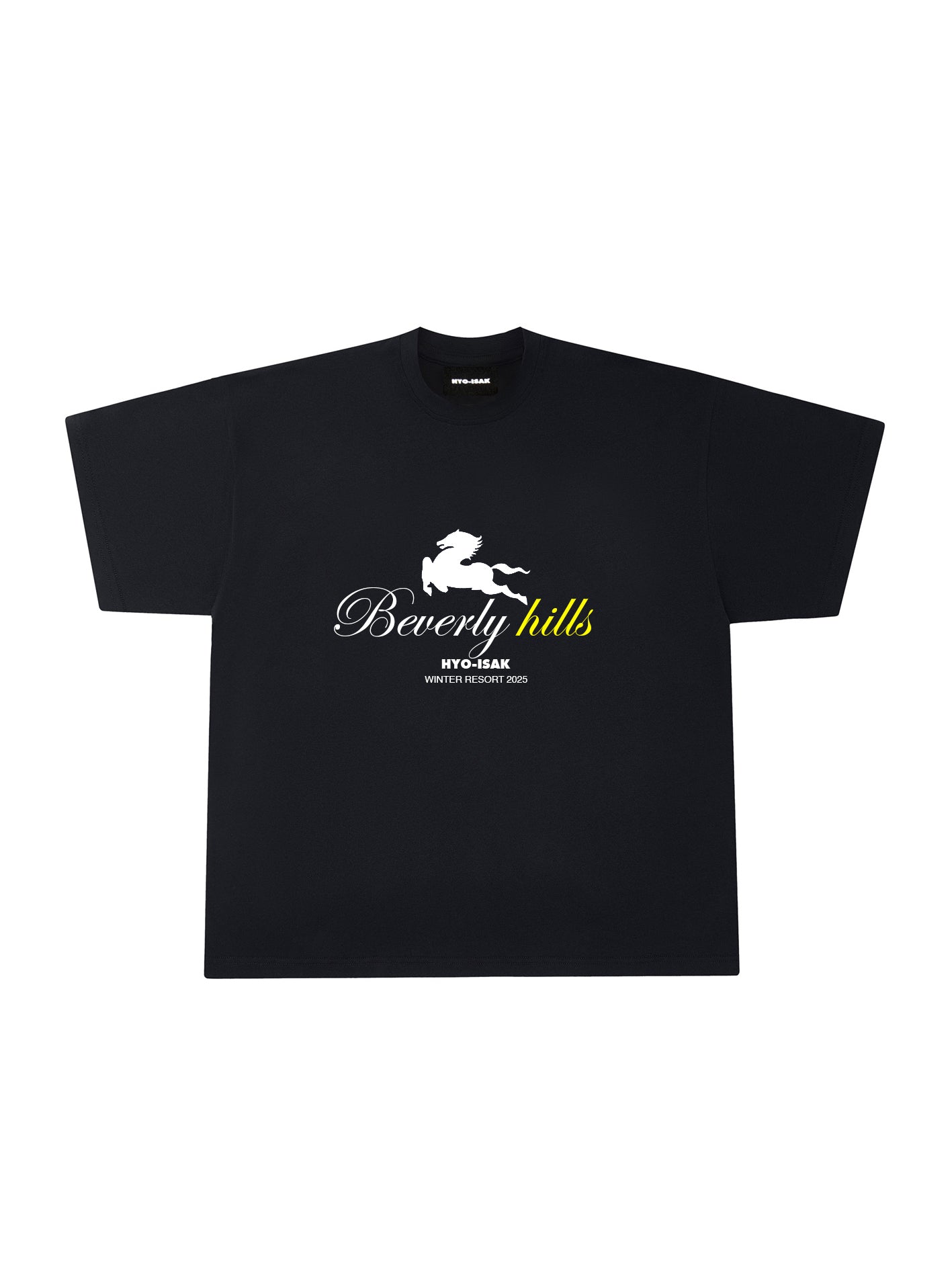 HYO-ISAK RESORT T-SHIRT IN BLACK