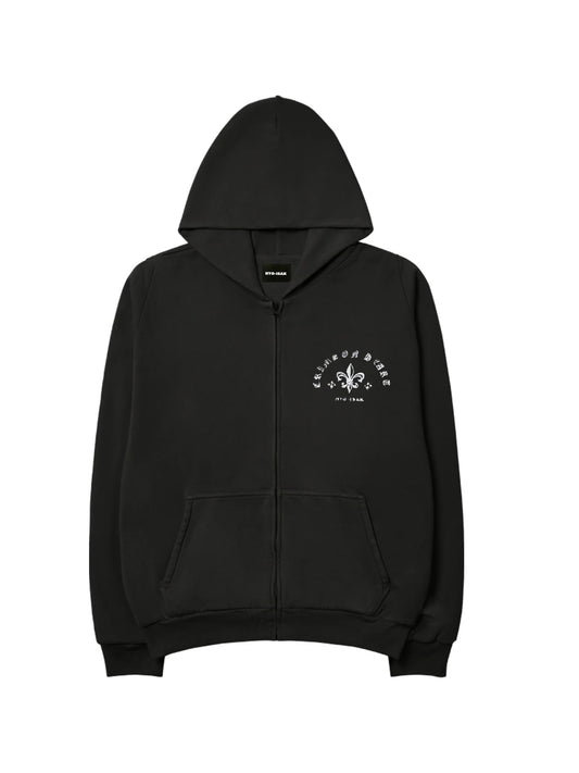 CRIMSON HEARTS ZIP UP