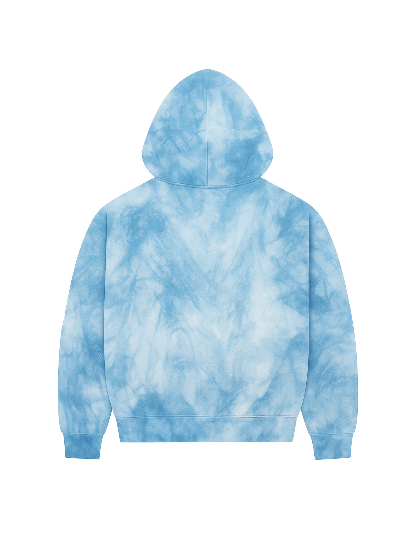DYED ORGANIC COTTON ZIP-UP HOODIE