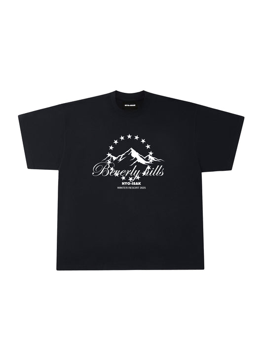 HYO-ISAK RESORT T-SHIRT IN BLACK